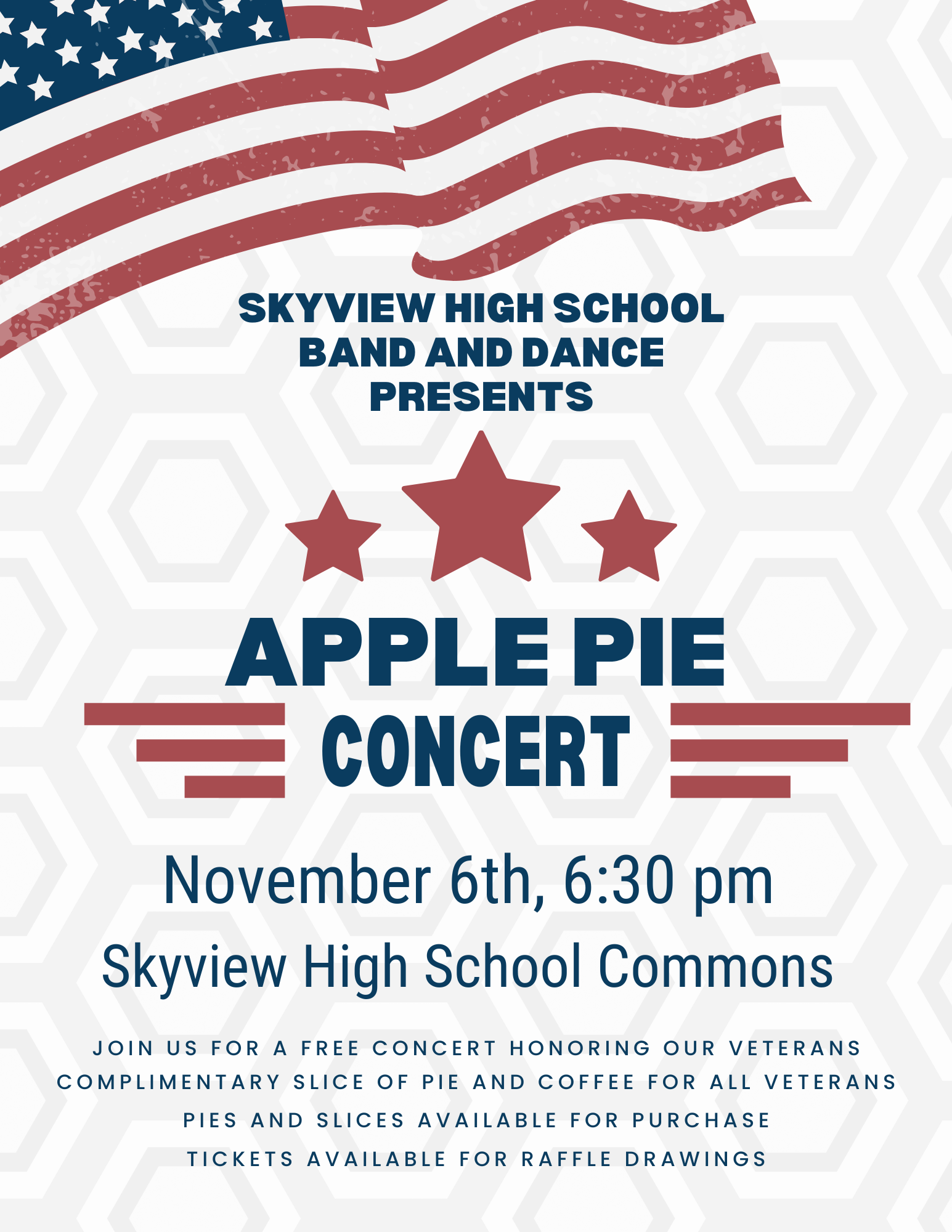 Apple Pie concert flyer