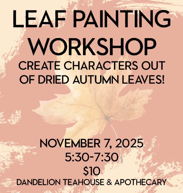 leaf painting workshop